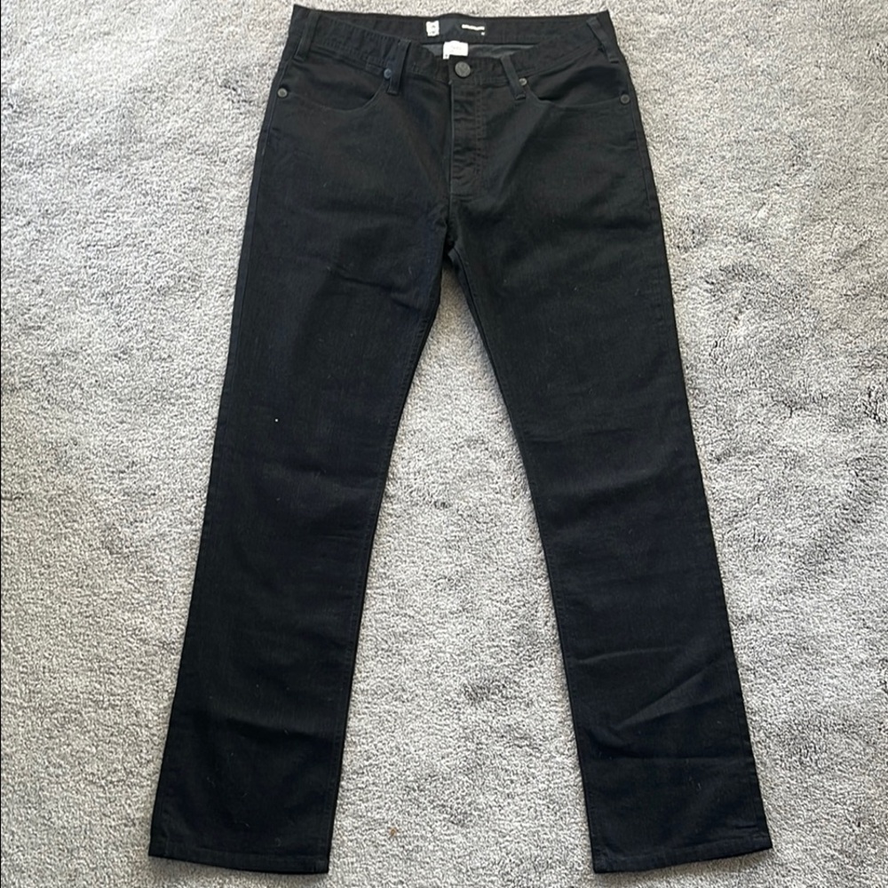 Black Straight Jeans